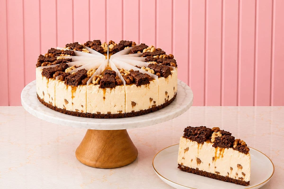 Gluten Free Turtle Cheesecake