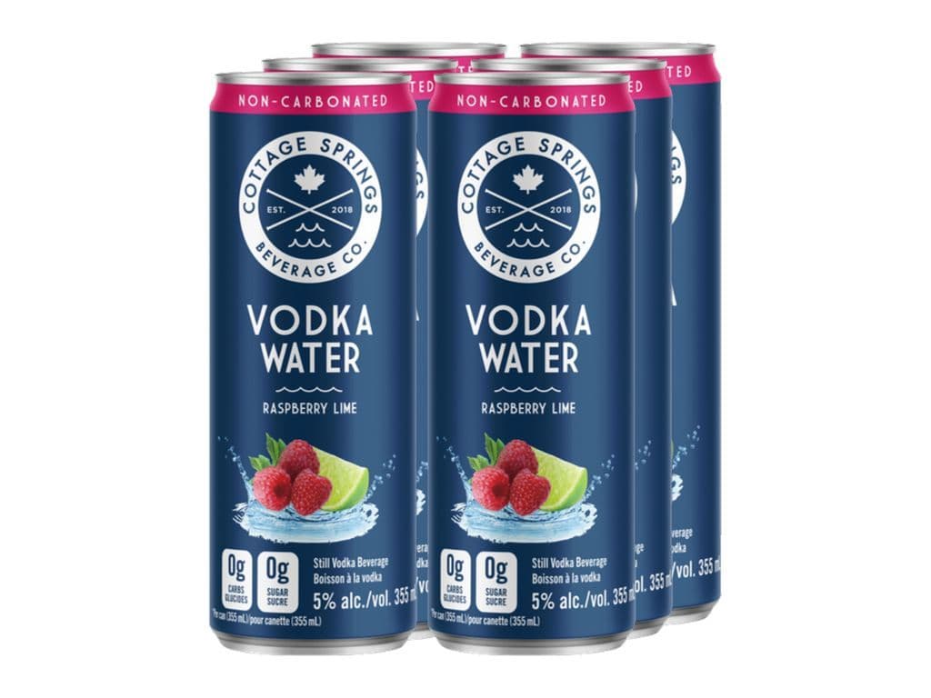 Cottage Springs Vodka Water Raspberry 6pk