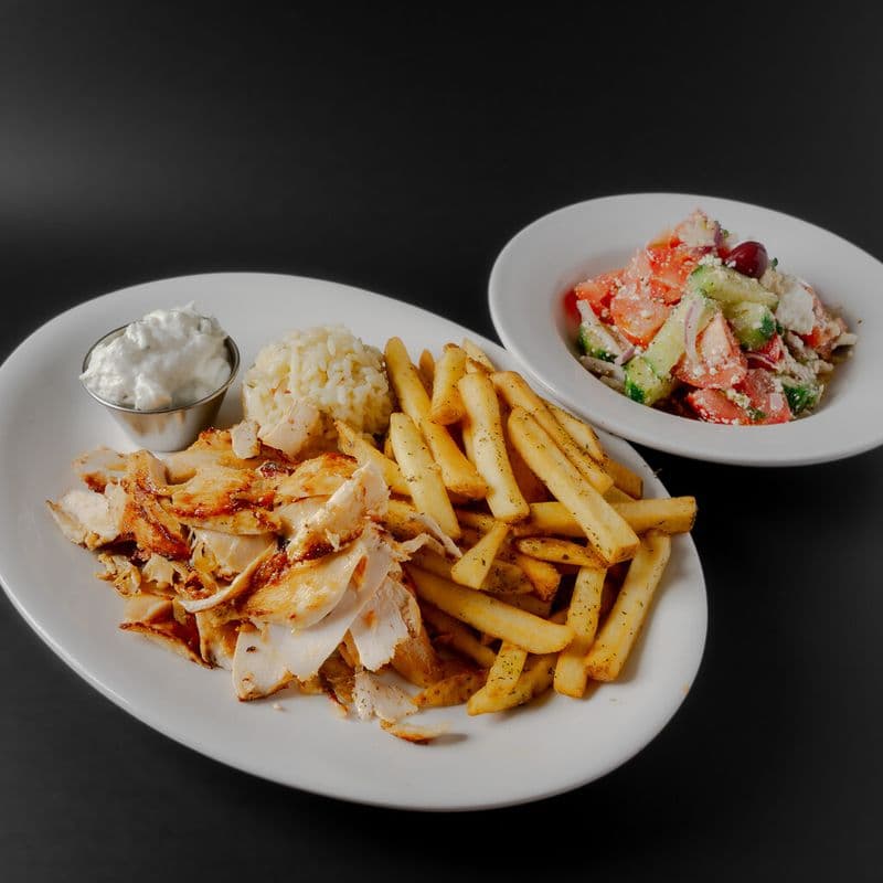 Loose Cut Chicken Gyros Plate / Plats gyros de poulet en vrac