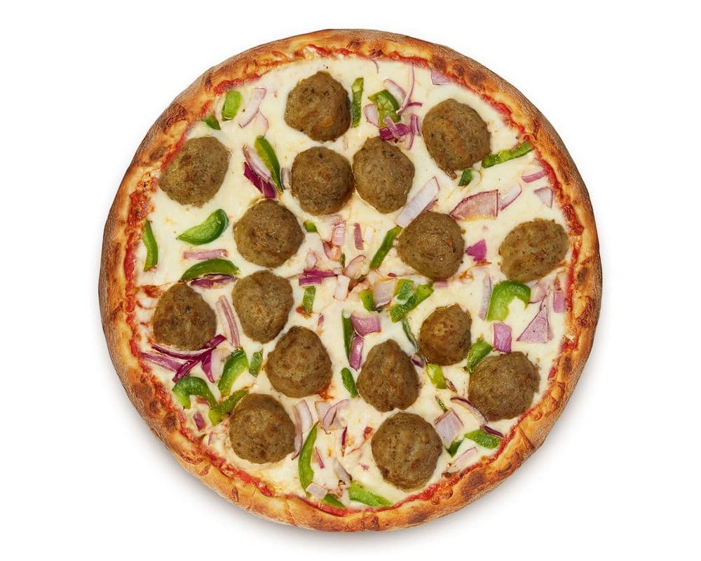 Meatball Pizza