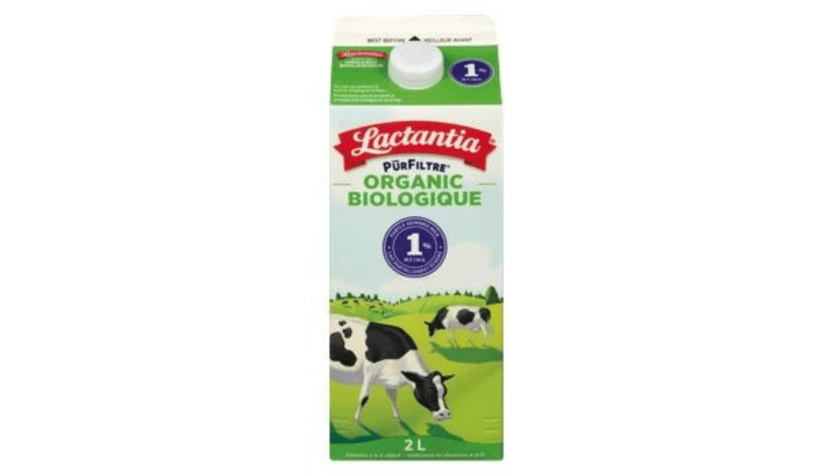 Lactantia BIOLOGIQUE - Lait 1% / Milk 1% 2L ORGANIC