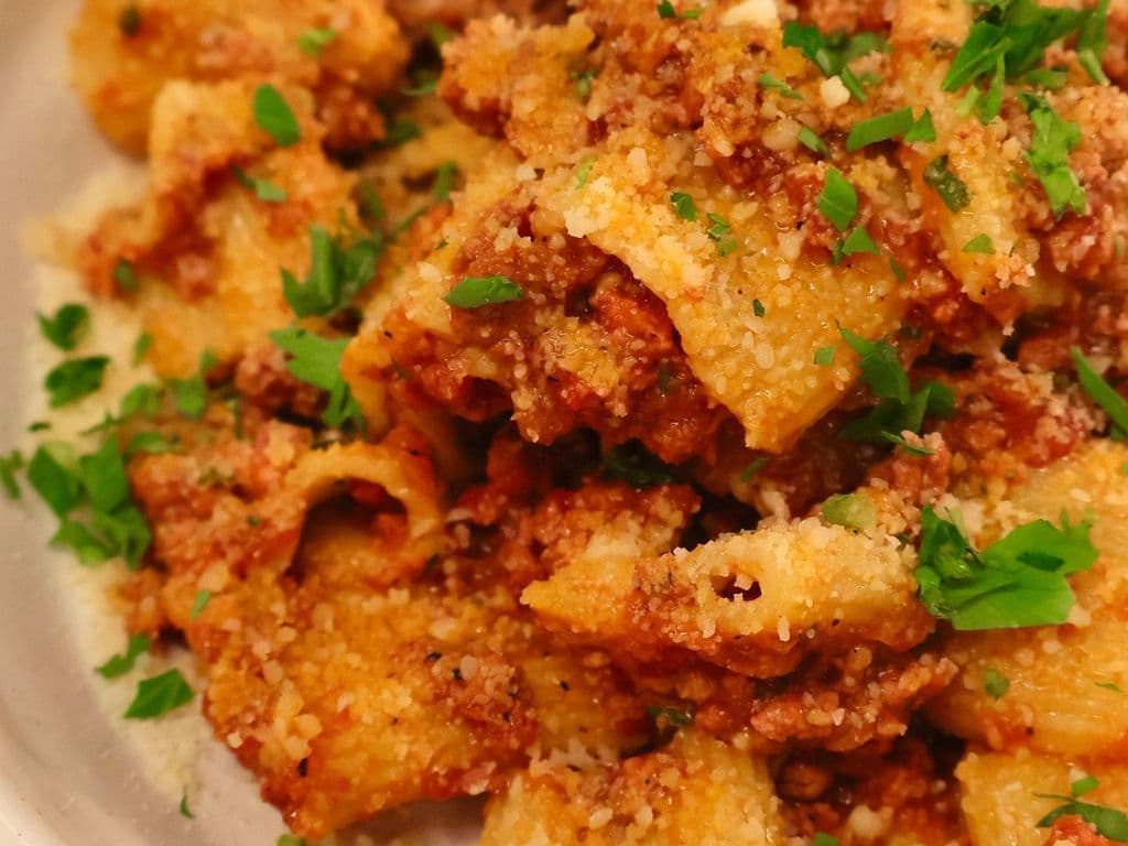 Rigatoni Bolognese