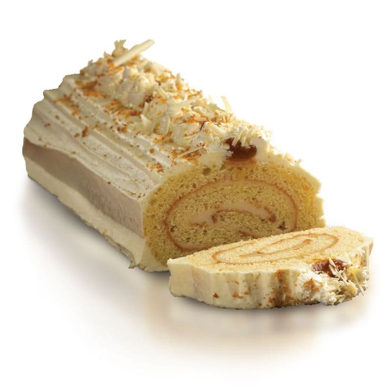 Festive Sugar Cream Yule Log