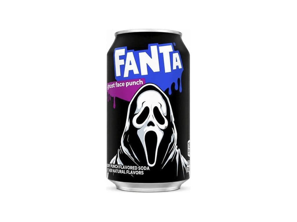 Fanta Ghost Face Punch Soda Pop 355ml Drink Can