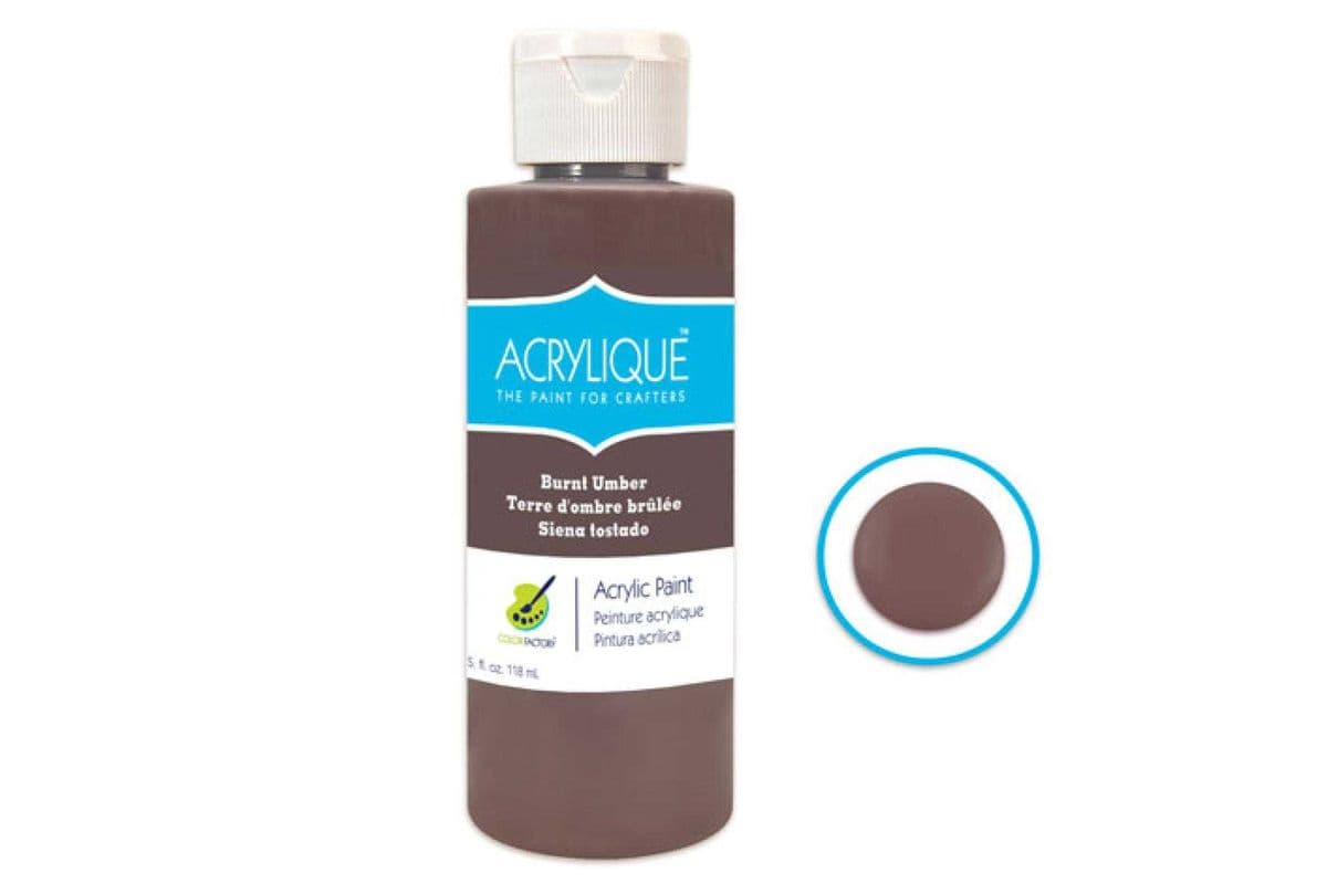 Acrylique Paint 4oz: Burnt Umber [CF200-170] (4 oz)