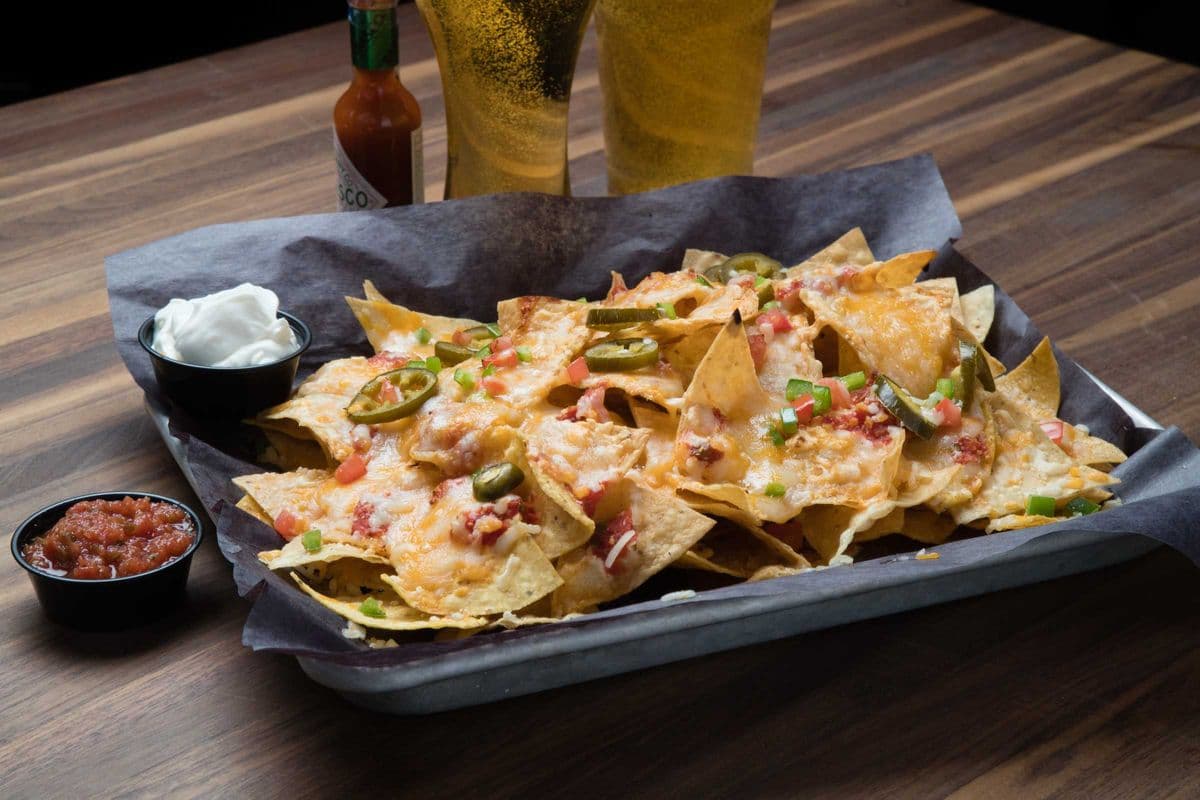 Salsa and Cheese Nachos