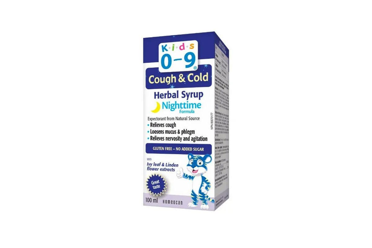 Kids 0-9 Cough and Cold Herbal Night Syrup (100 ml)