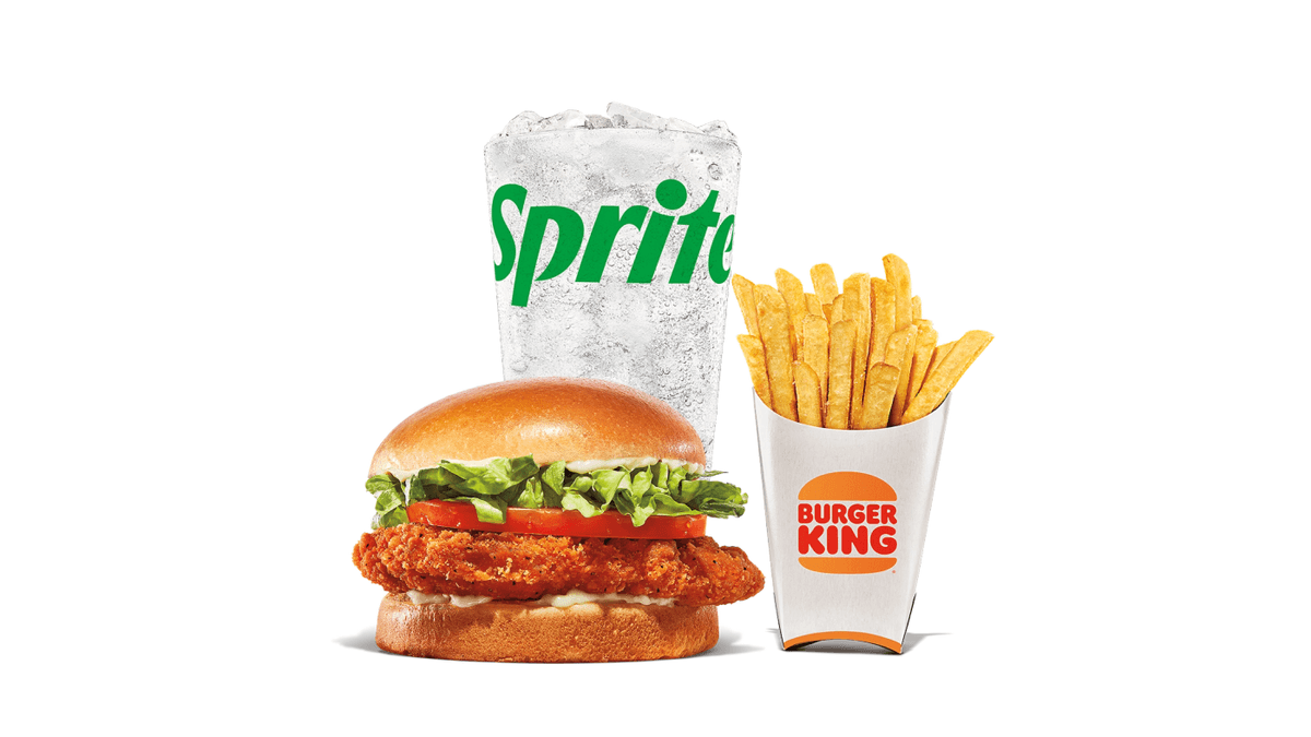 Spicy Crispy Chicken Sandwich Medium Combo