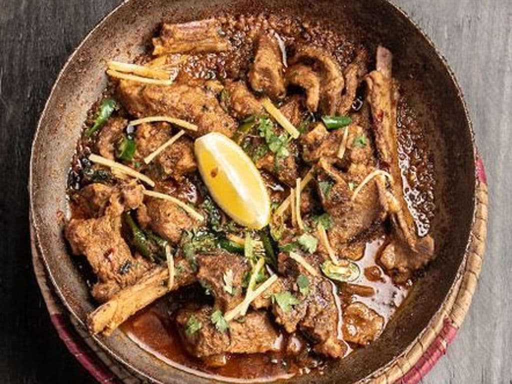 Namak Mandi Goat Karahi - Half