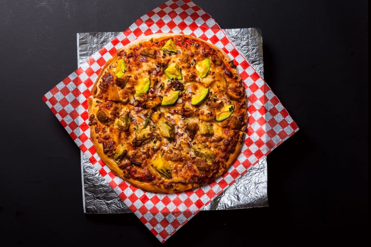 Chicken Avocado or Artichoke Pizza