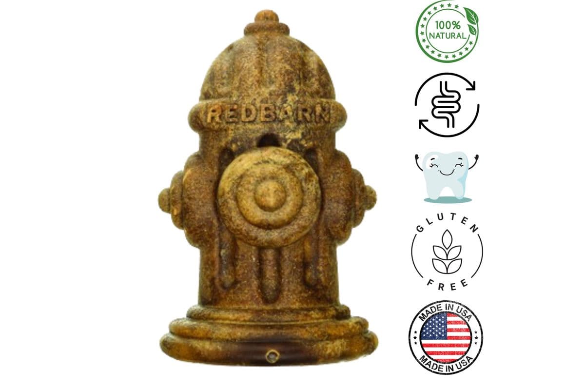 RedBarn - Chew A Bulls Hydrant Dog Treat - Small