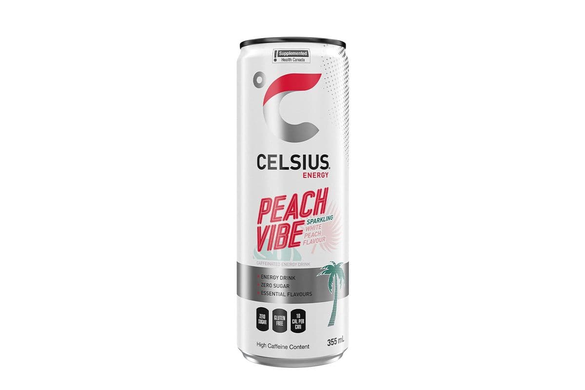 Celsius Peach Vibe (Side)