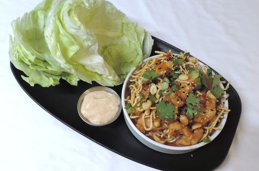 CHICKEN LETTUCE WRAPS (GF*)