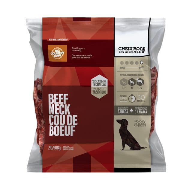 Big Country Raw Beef Neck Bone (2lb)