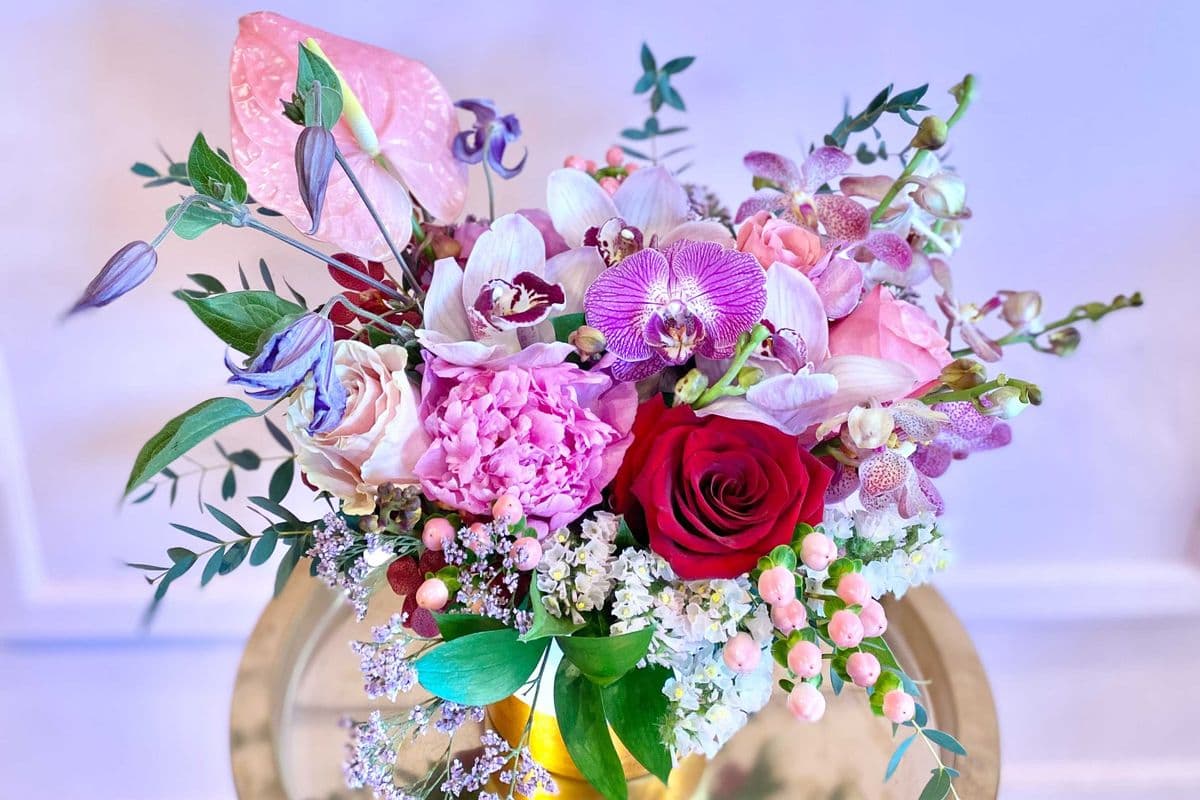 Fresh Flower Centrepiece Premium