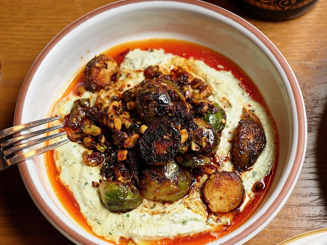 Pan Roasted Brussel Sprouts