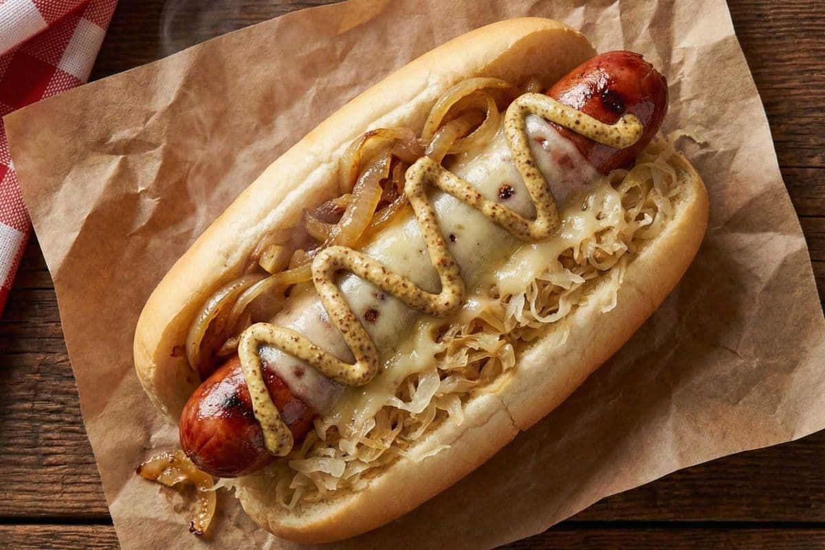 Loaded Beef Hot Dog