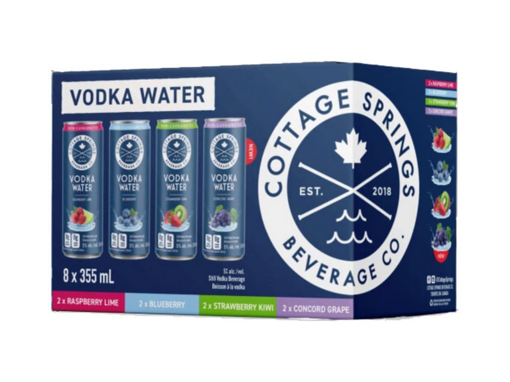 Cottage Springs - Vodka Water Variety Pk