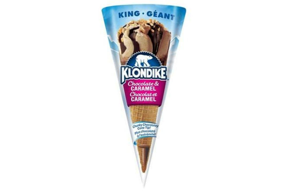 Klondike Chocolate and Caramel Ice Cream Cone