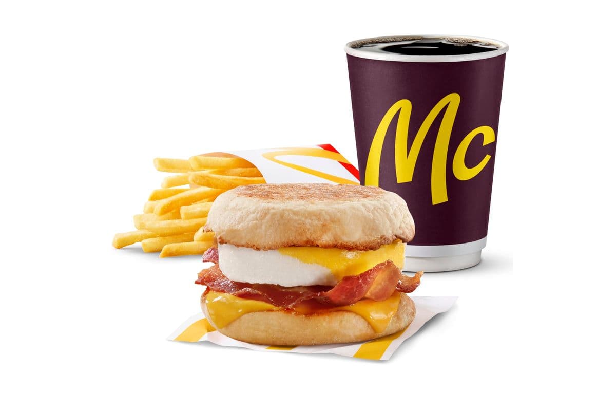Trio Bacon McMuffin avec œuf [550.0 Cal]