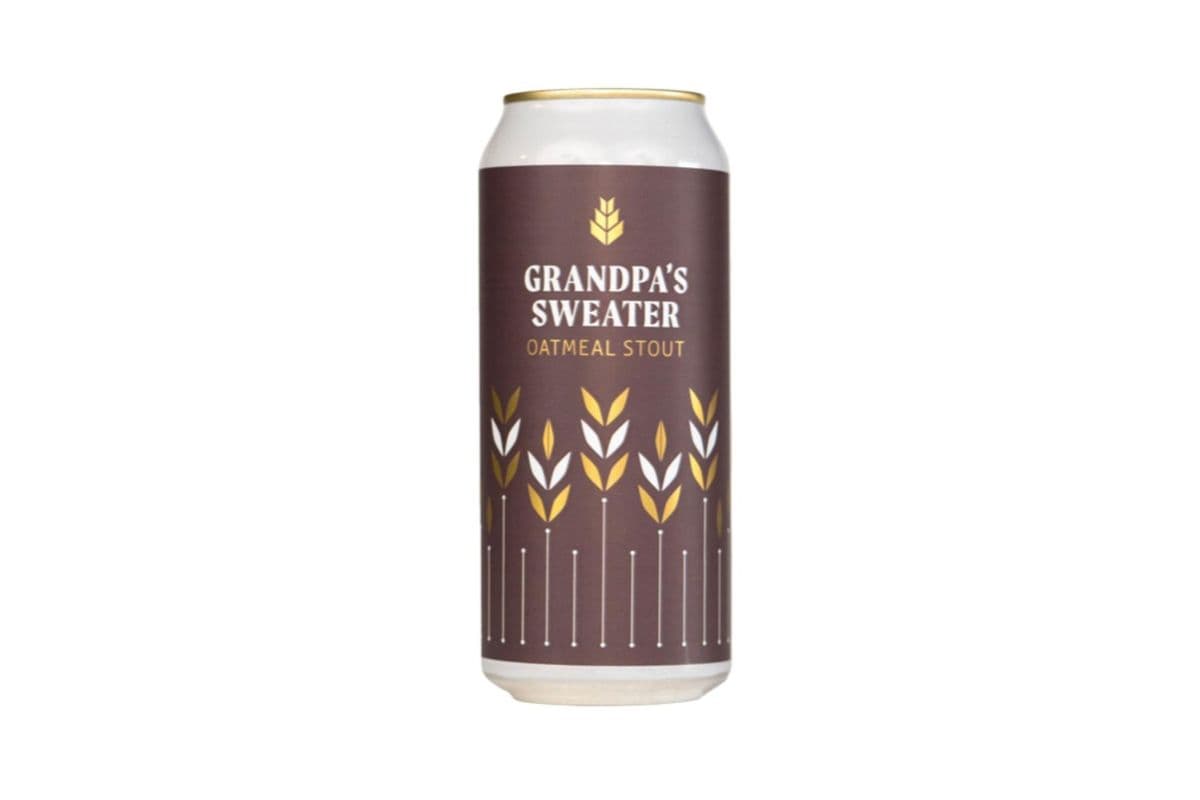 Grandpa's Sweater Oatmeal Stout (1 x 473 ml Can)
