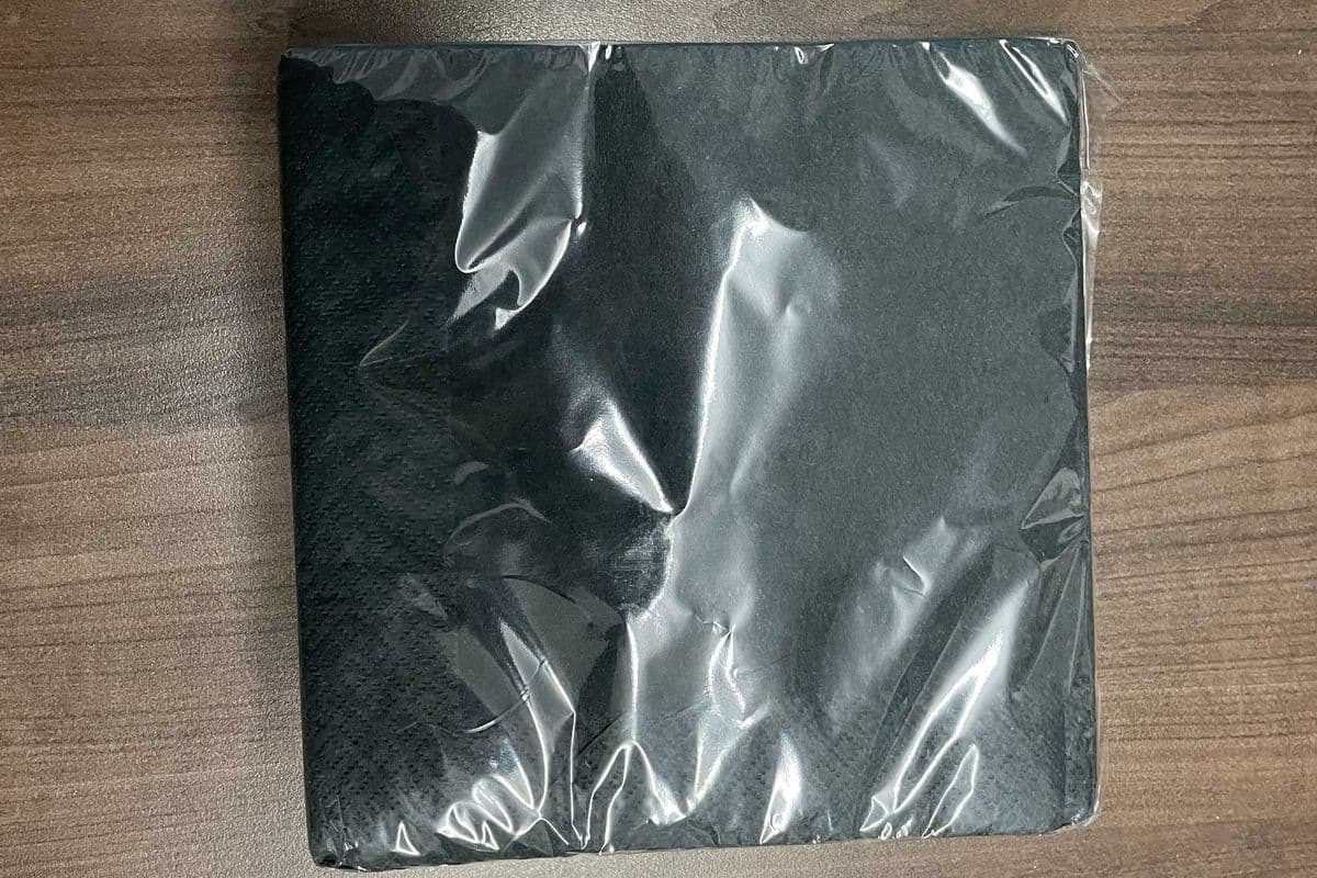 Midnight Black Lunch Napkins 20pk