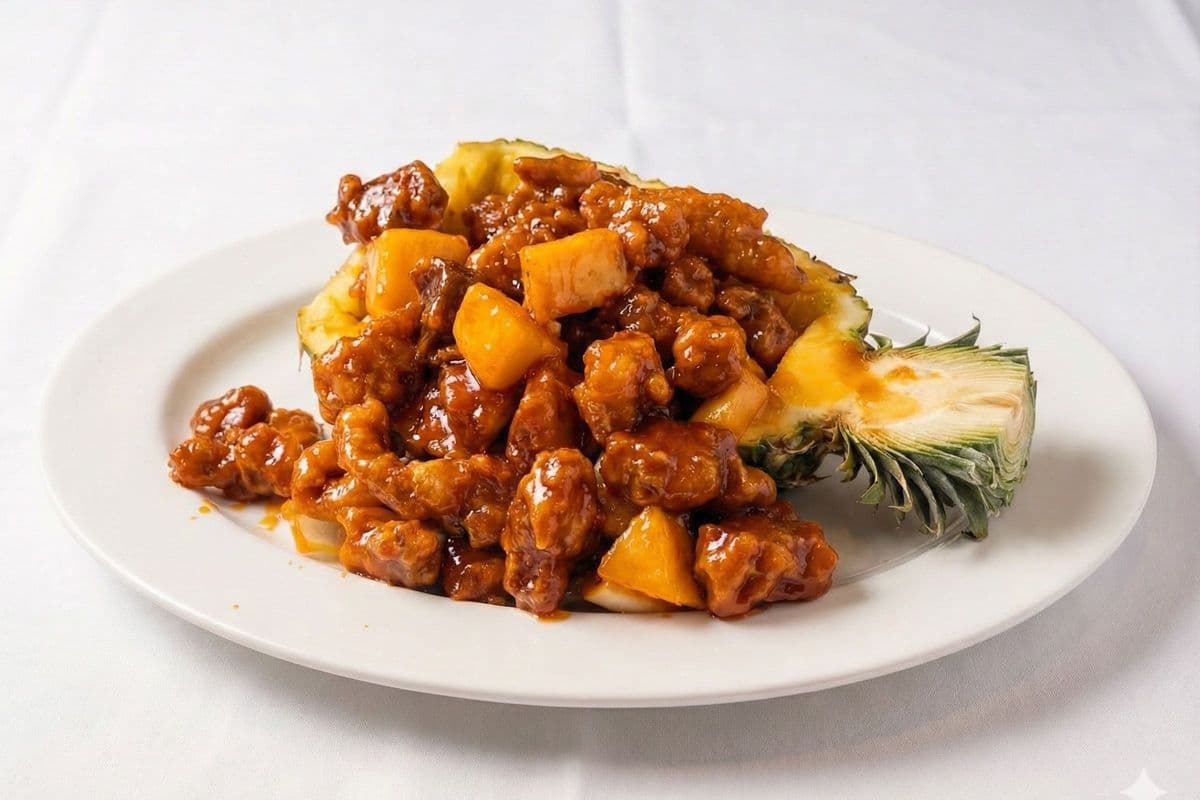 37. Sweet-and-Sour Pork with Pineapple