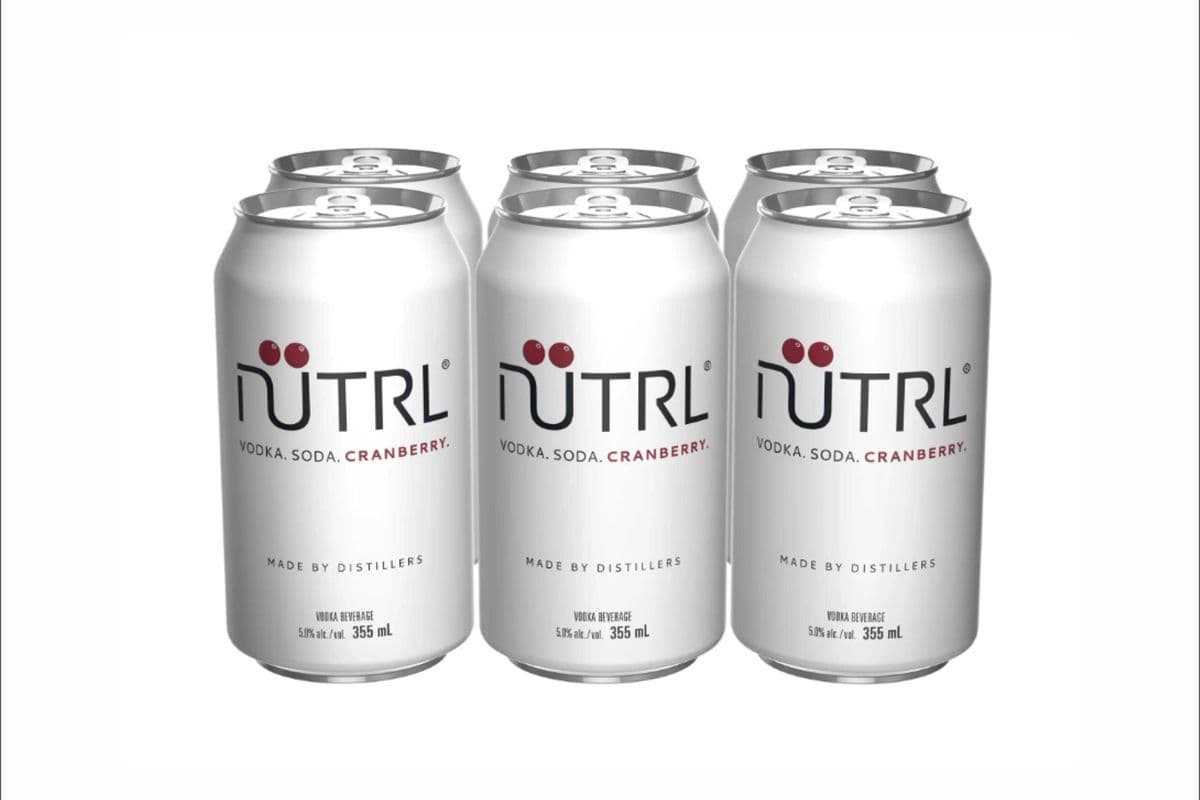 Nutrl Vodka Soda Cranberry 6 can (6 x 355ml)