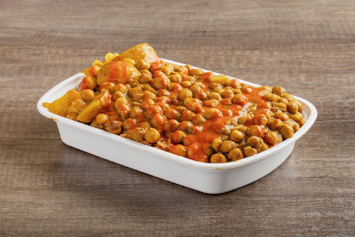 Curry Chicken with Rice and Peas (Large)