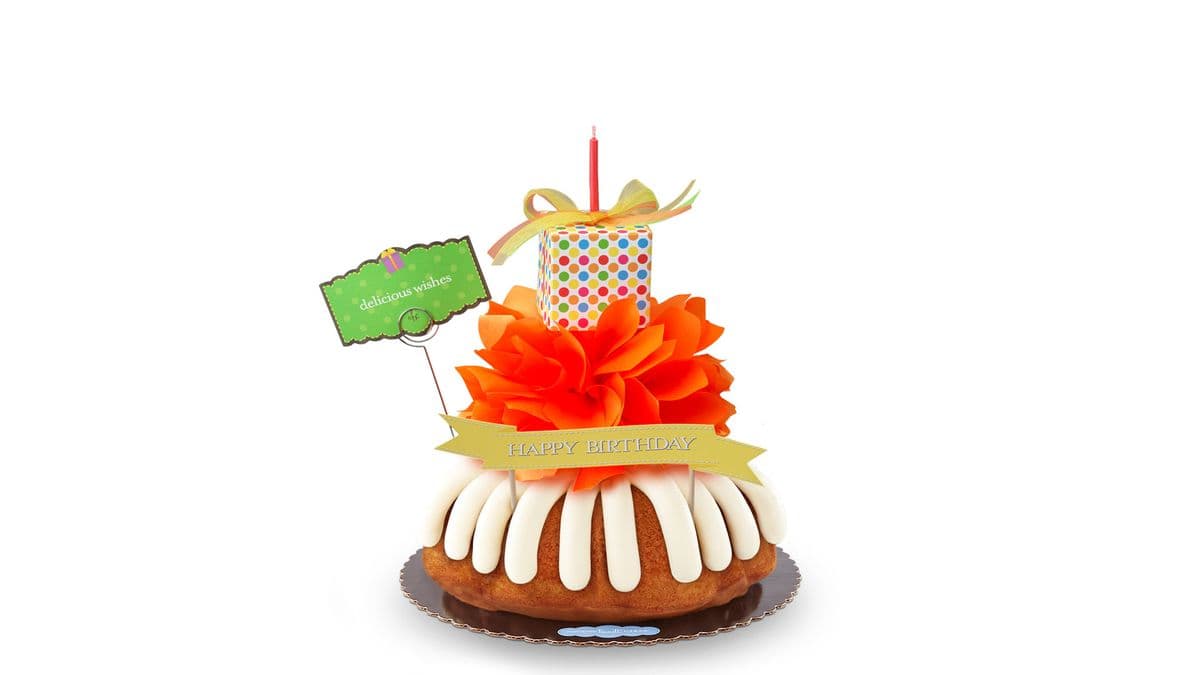 Delicious Wishes Decorated Bundt
