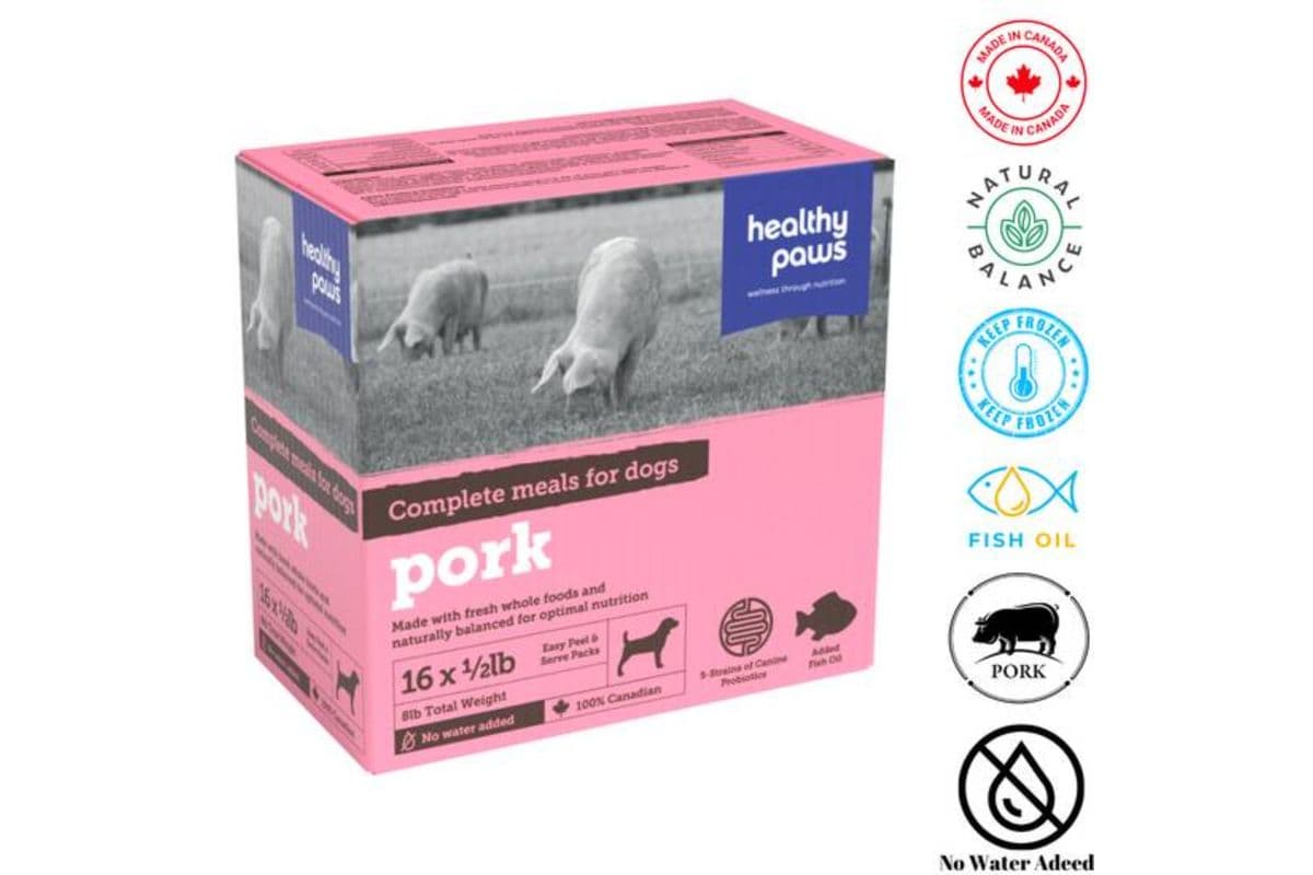 Healthy Paws Canine Complete Dinner Pork (0.5 lb)