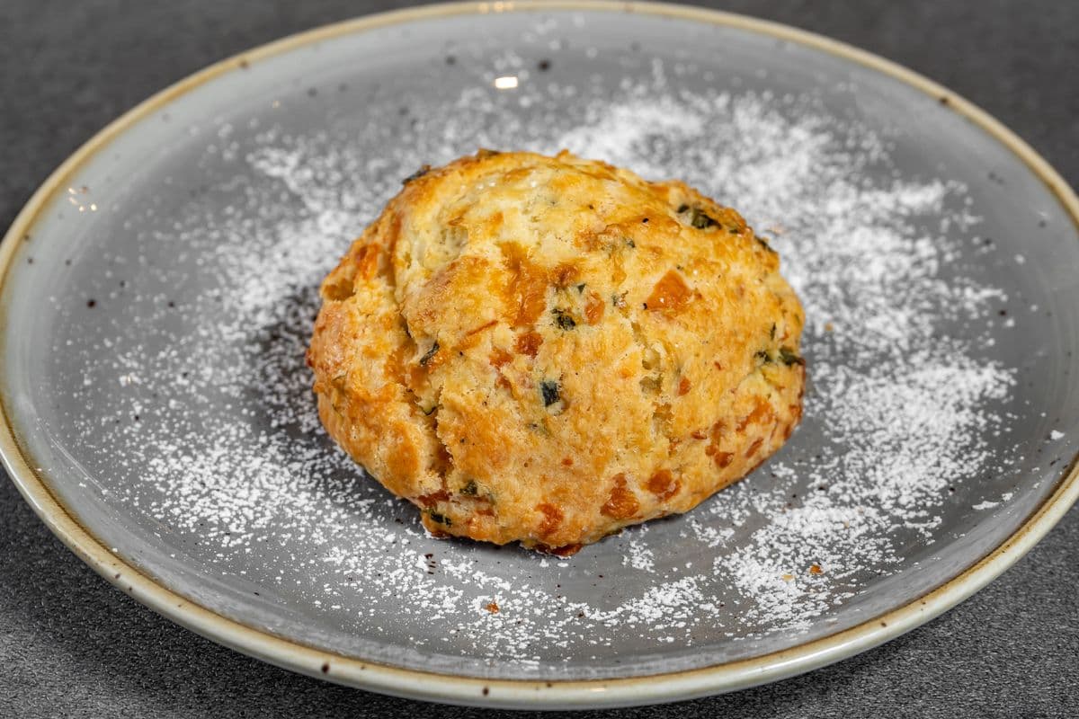 White Cheddar & Chive Scone