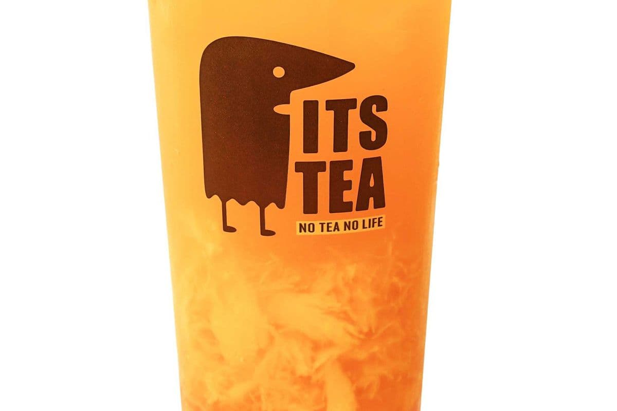 Fresh Mango Green Tea (L) 手捣芒果冰茶