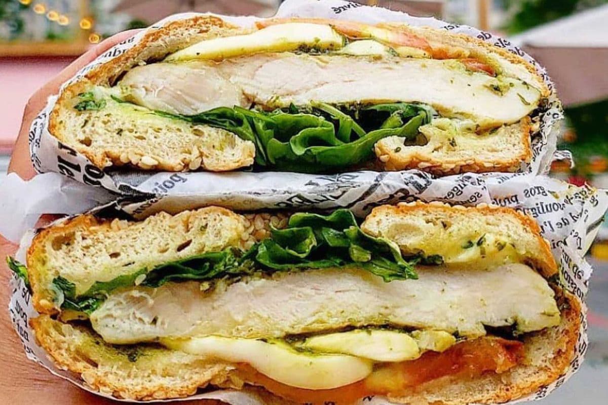 Sandwich Poulet Pesto / Chicken Pesto Sandwich