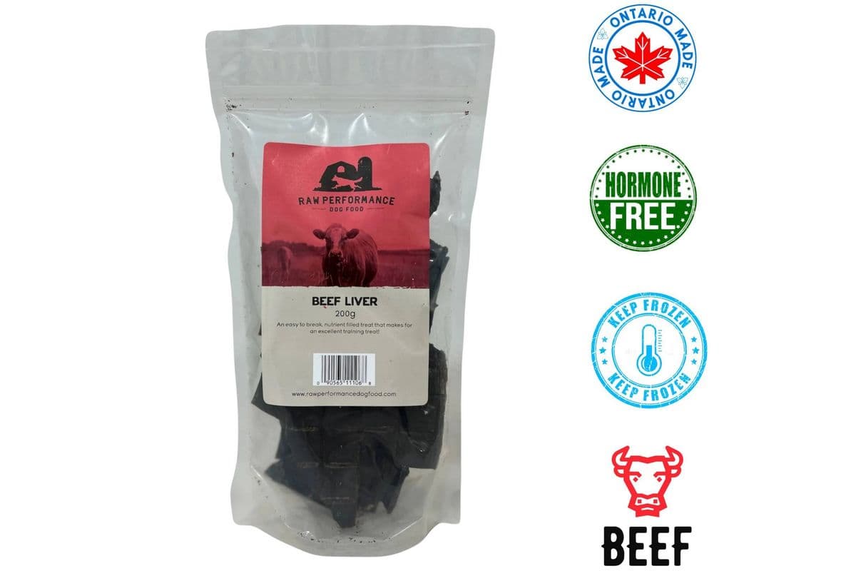Raw Performance - Beef Liver Dog Treats (200 g)