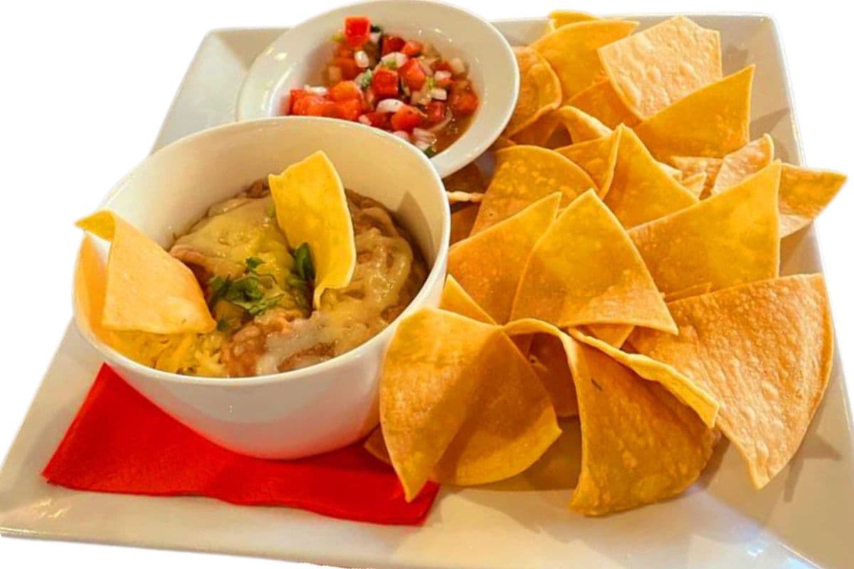 Beans+Cheese Dip w Pico