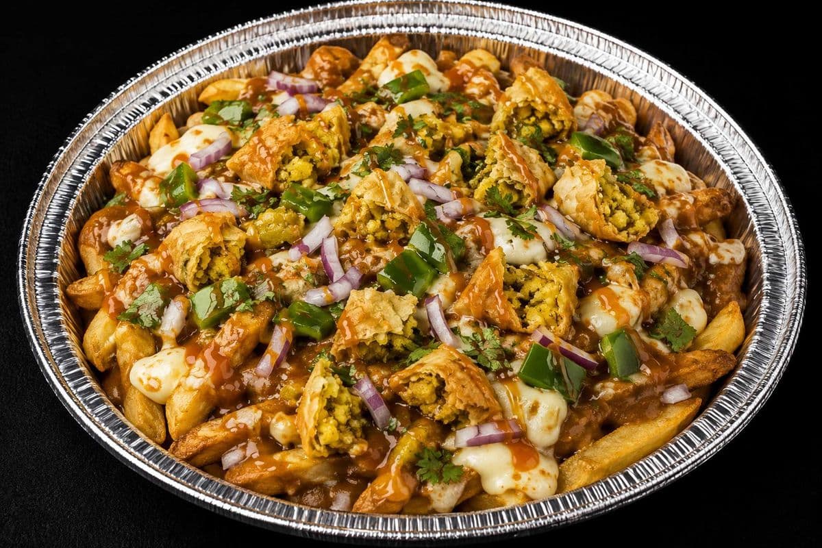 Ultimate Samosa Poutine (with fries)