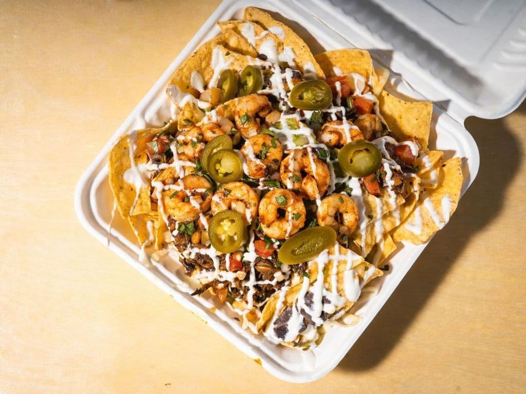 Camaron Nachos (Shrimp)