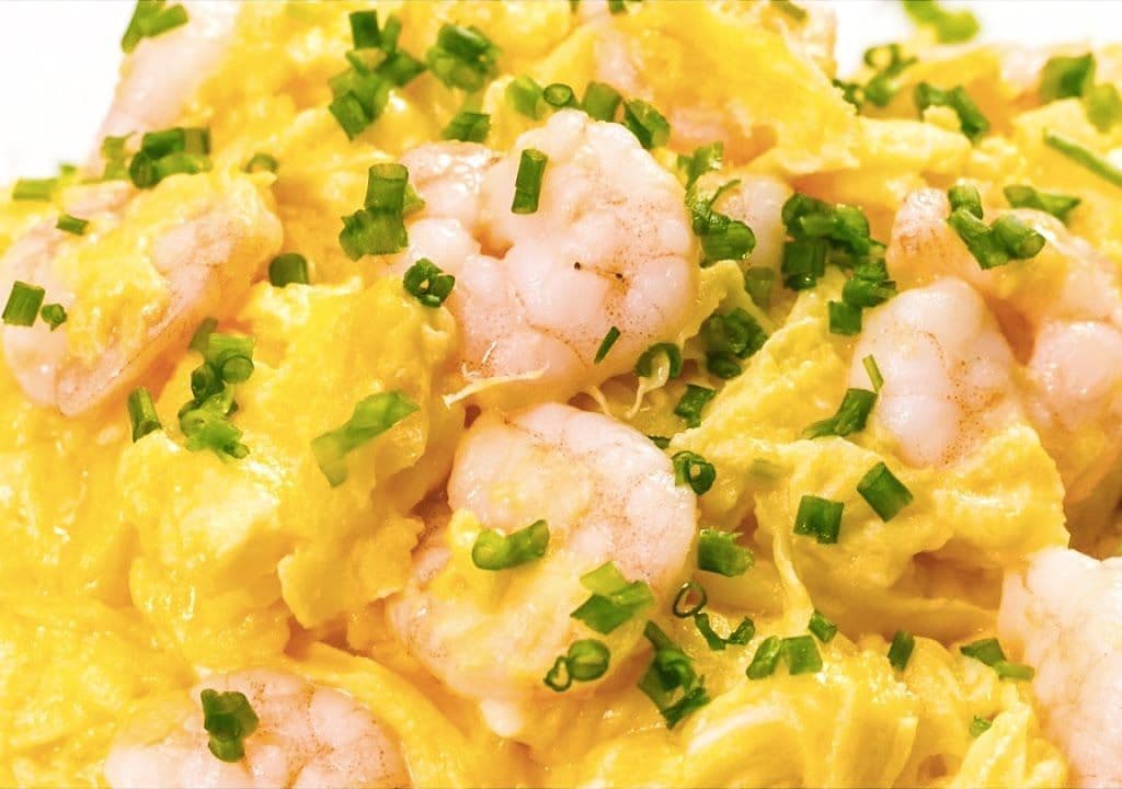 Scrambled Egg with Prawns 滑蛋鮮蝦仁
