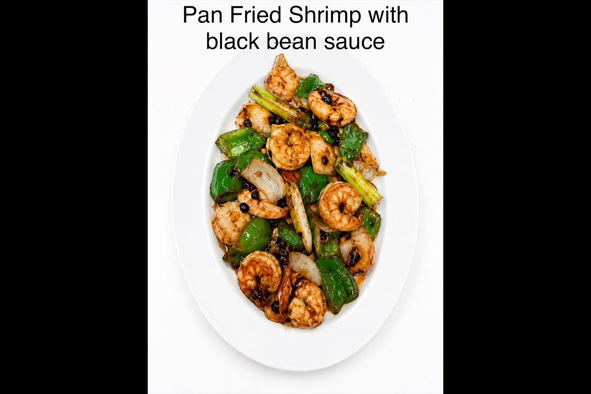 Pan-Fried Shrimp with Black Bean Sauce