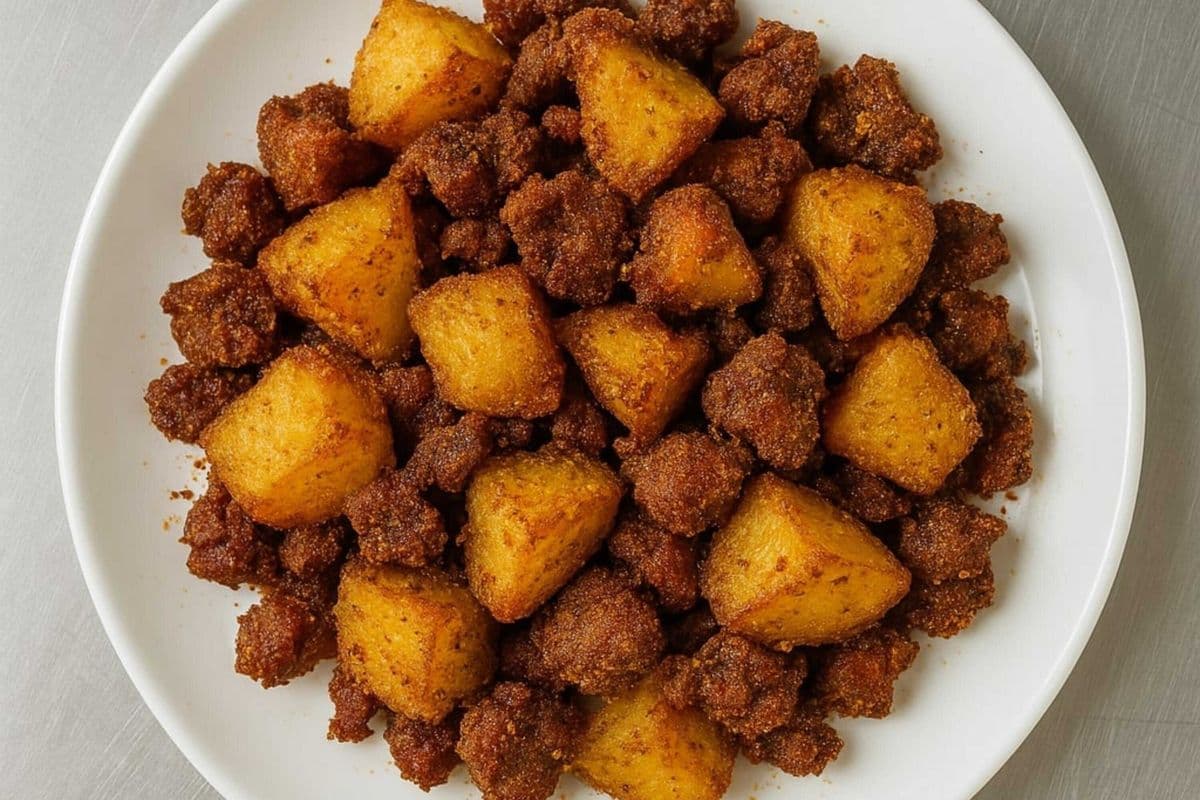 T4. Sauteed Diced Beef with Cumin (Spicy) - 孜然牛肉粒(辣)