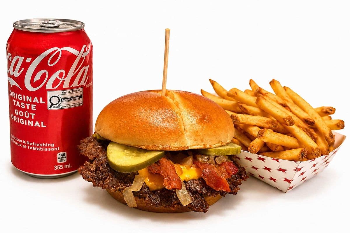 THE MAPLE SHAMSH BURGER COMBO