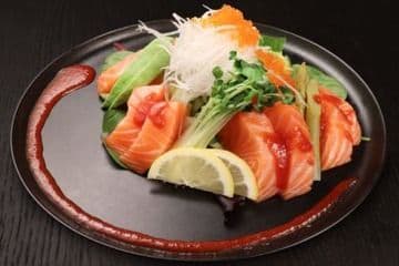 Spicy Salmon Sashimi
