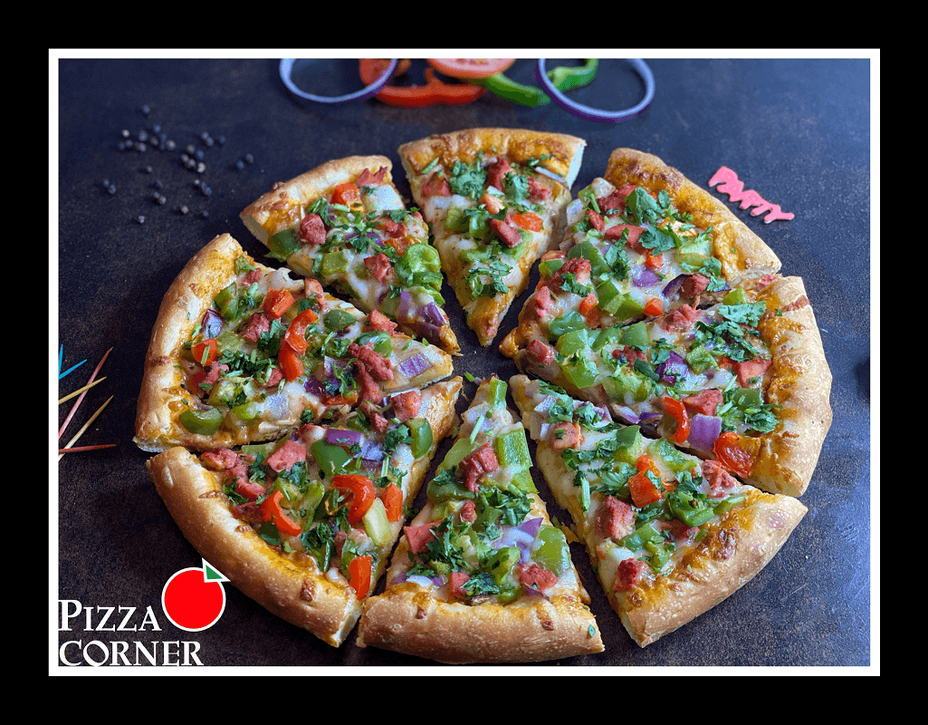 Small Butter Chicken Pizza