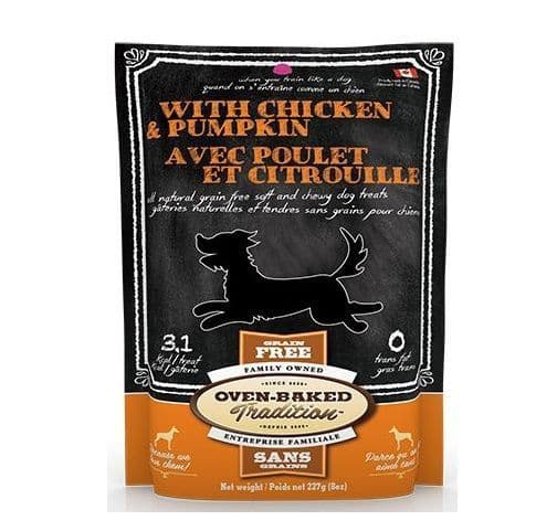 Oven-Baked Tradition Soft And Chewy Chicken And Pumpkin Dog 8 oz