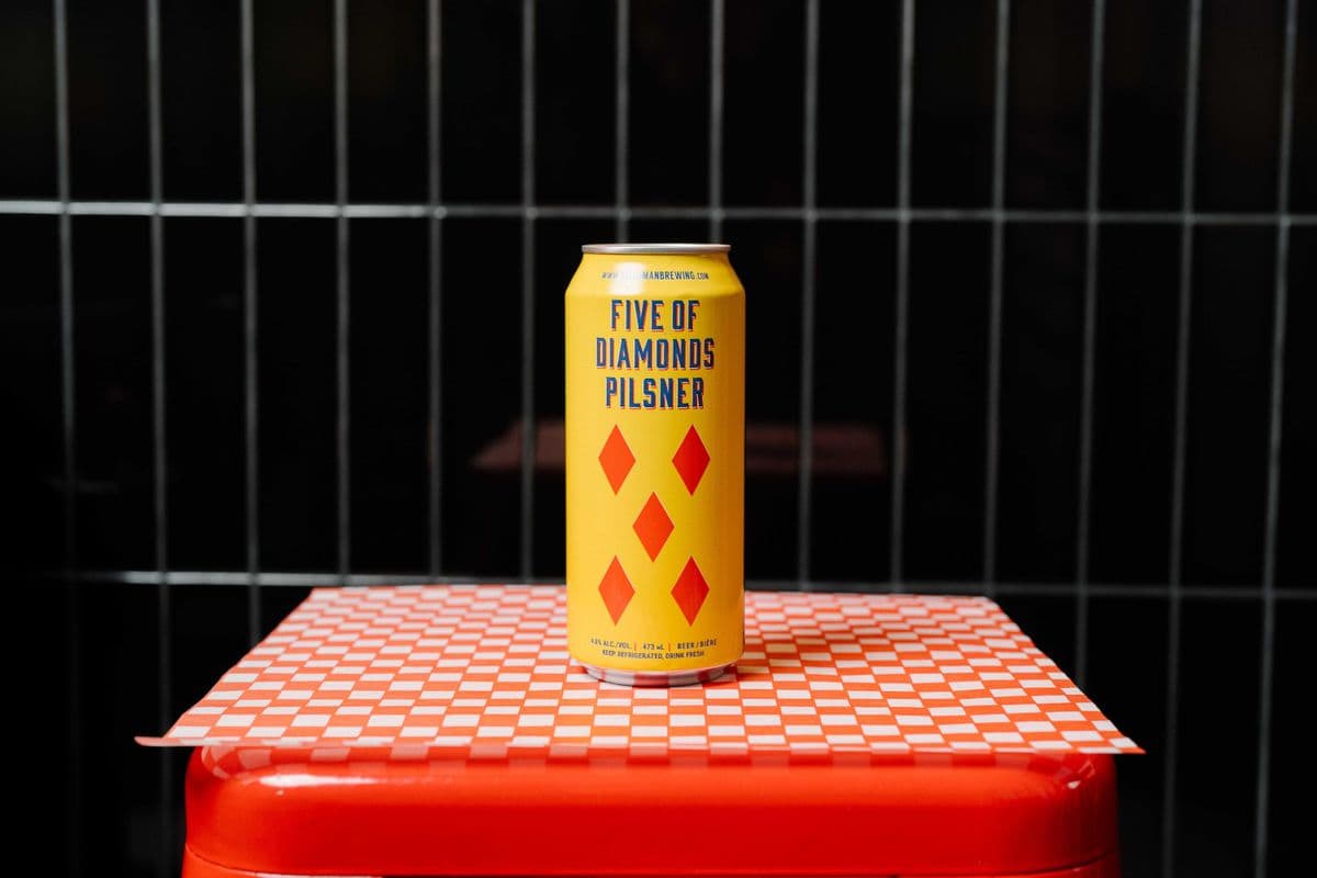 Blindman Five of Diamonds Pilsner (1 x 473 ml)