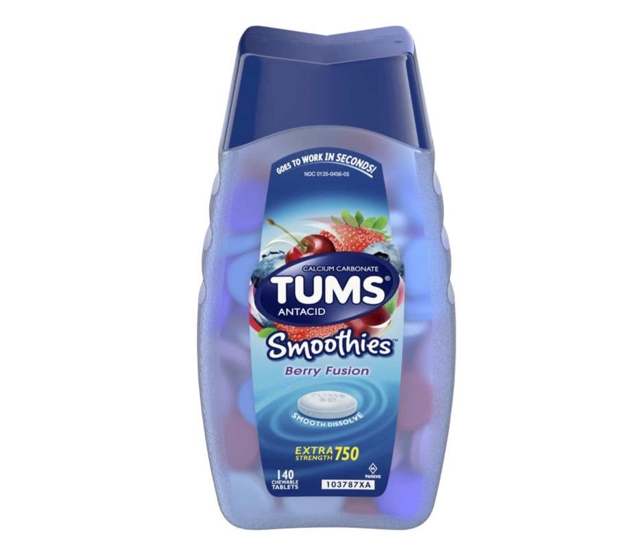 Tums Smoothies Berry Fusion (60 Count)