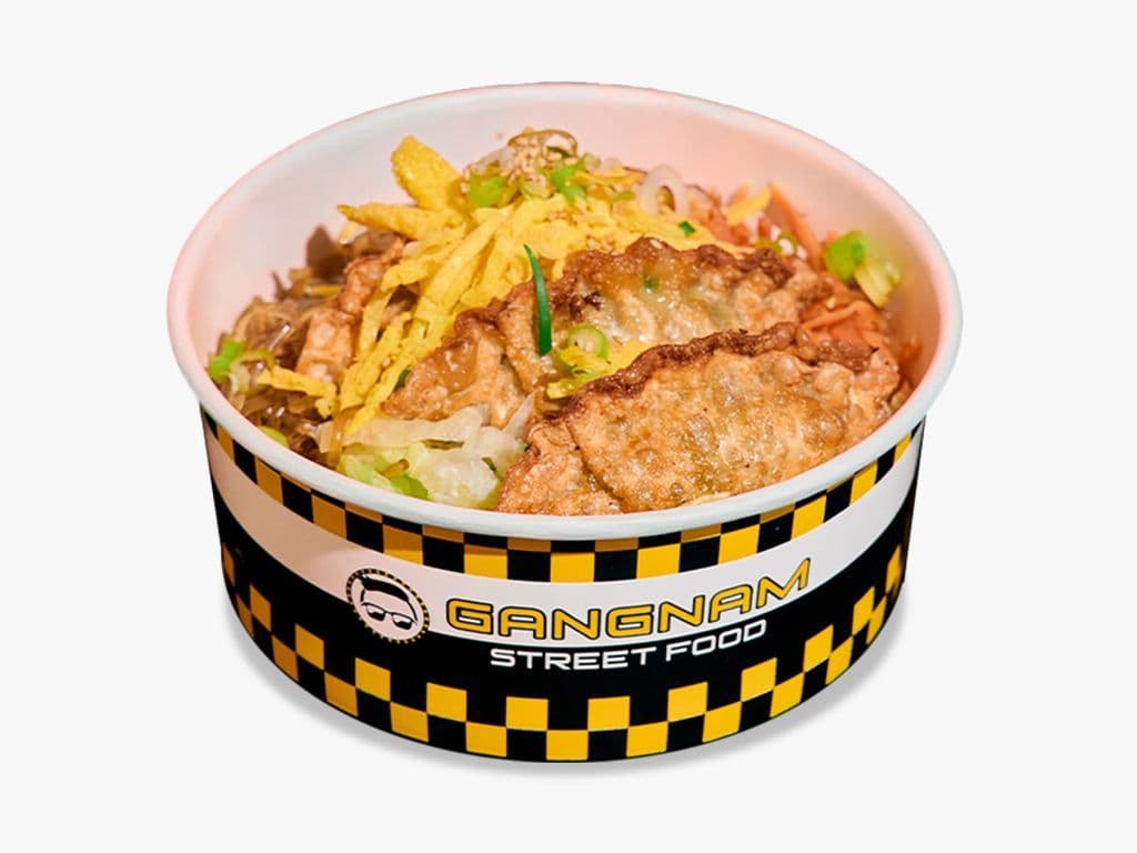  Vegetable Mandu RIce Bowl  컵밥 야채만두