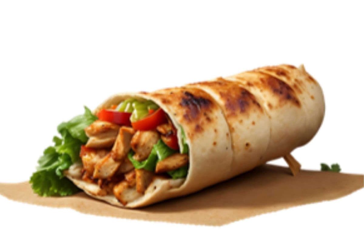 Chicken Sheekh Kabab Wrap