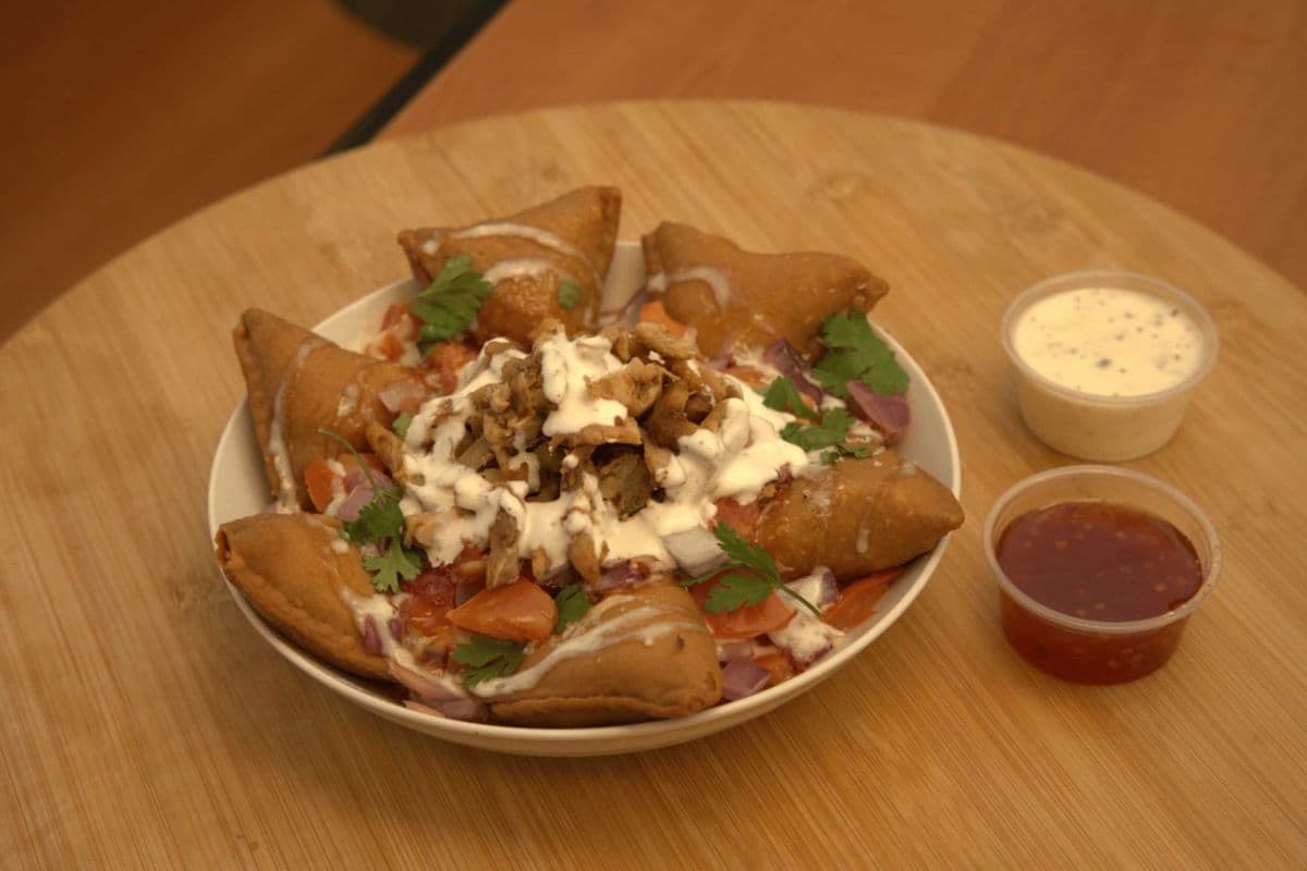 Samosa Chicken Shawarma Poutine